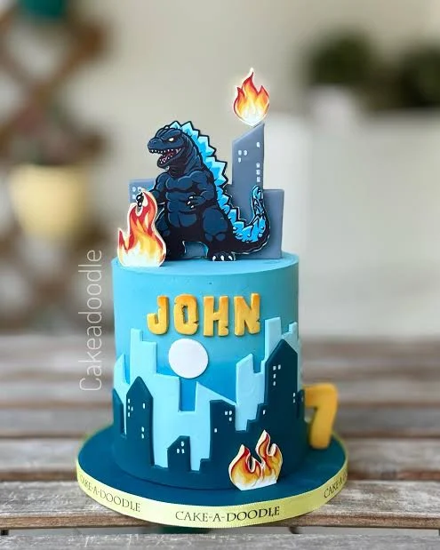 Godzilla Cake