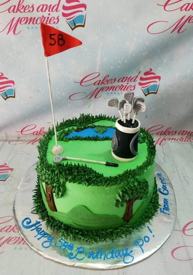 Golf Birthday Cake