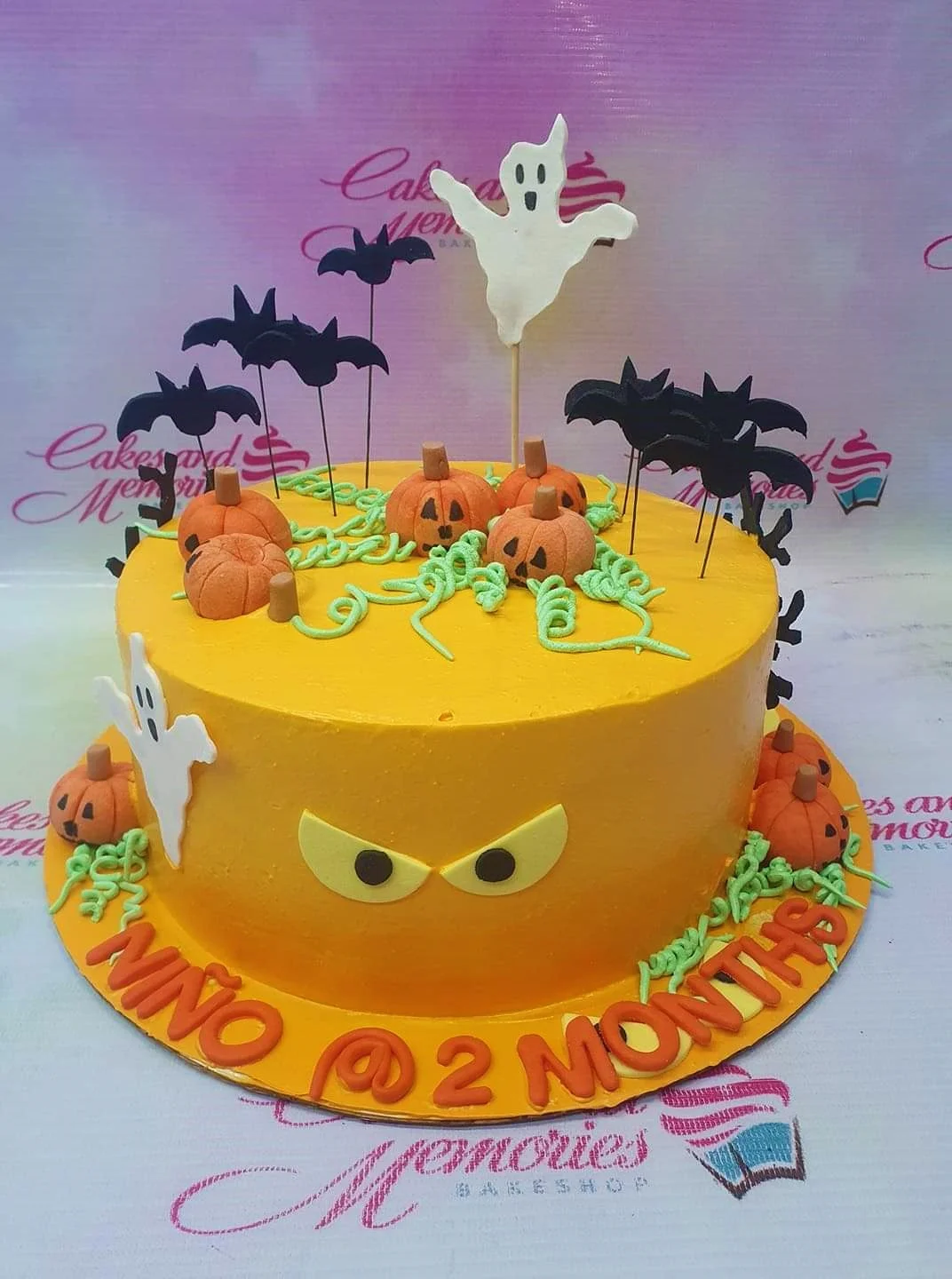 Halloween Pumpkin Cake