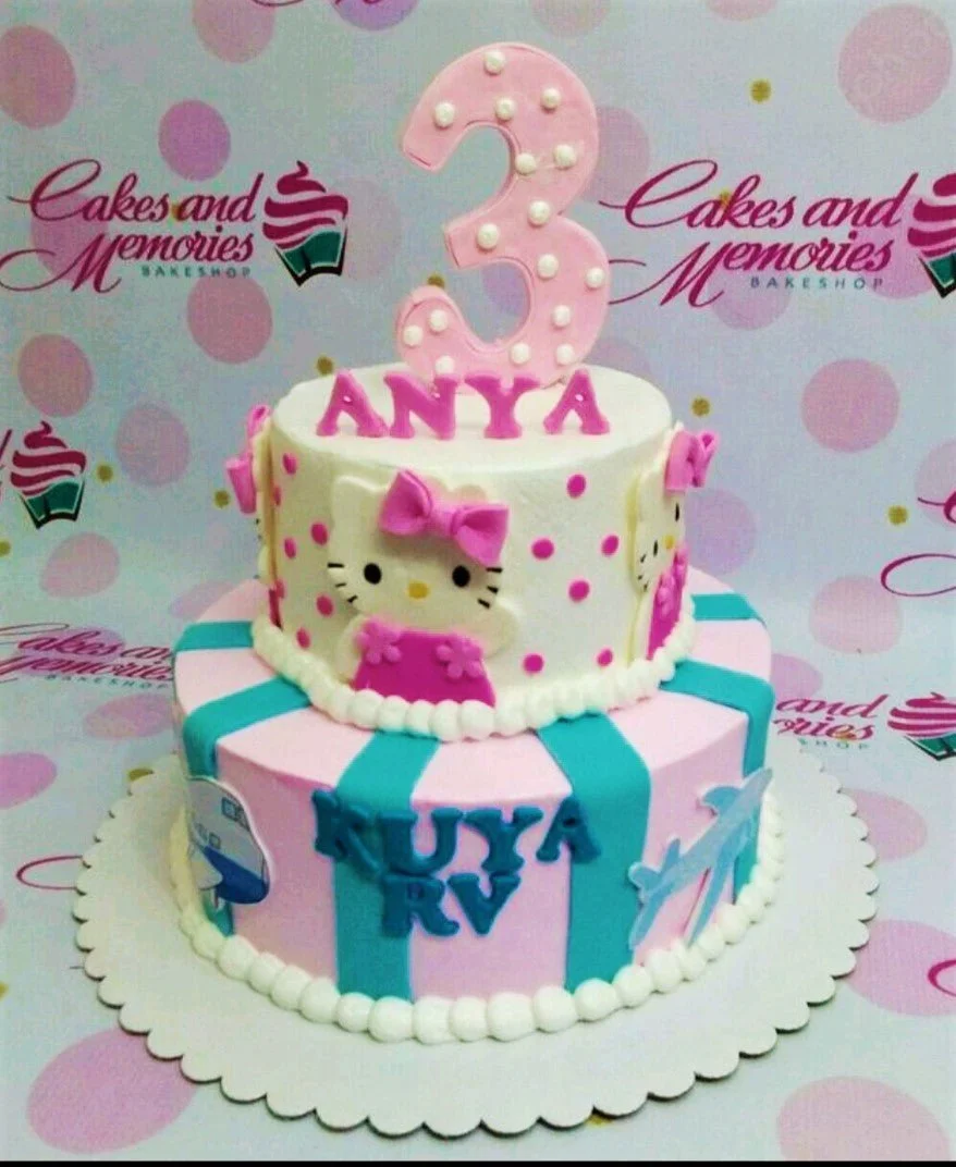 Hello Kitty Fifty Cake Design