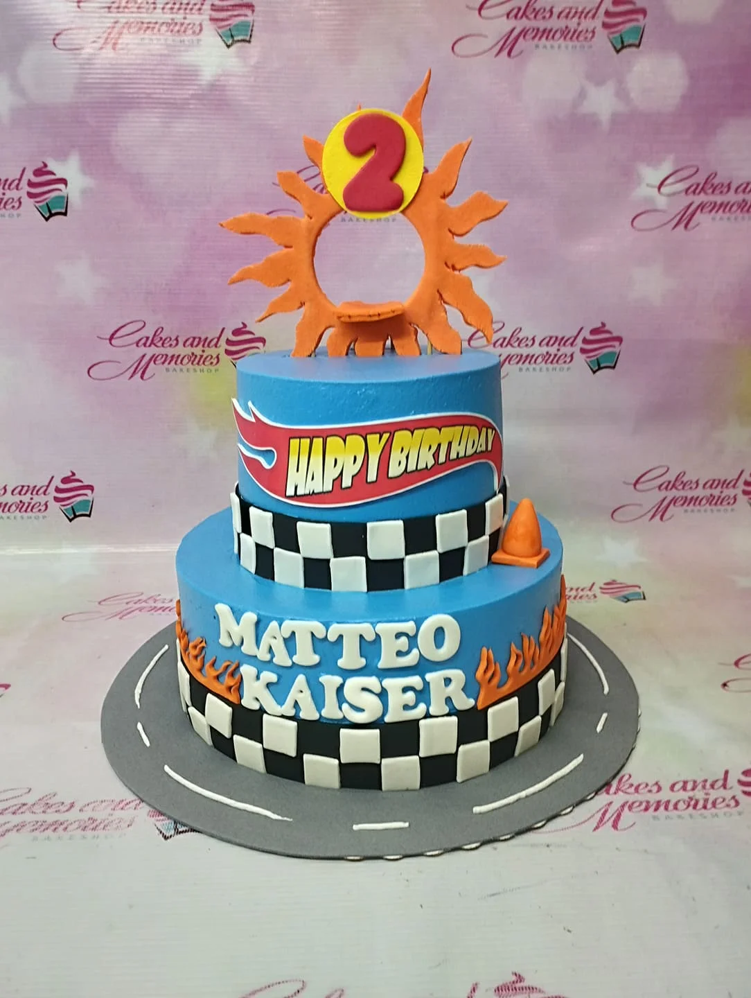 Hot Wheels Cake