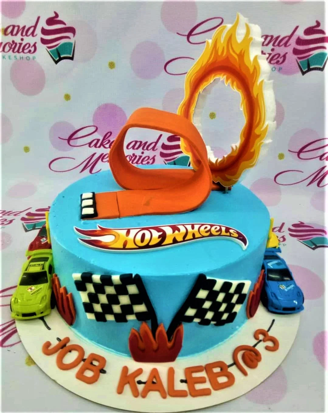 Hot Wheels Cake