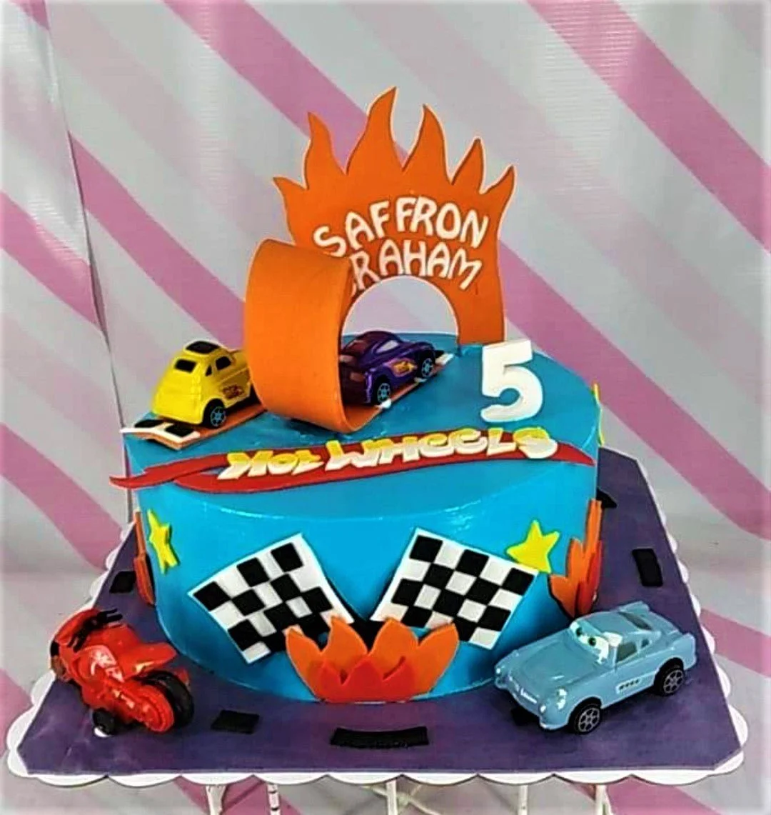 Hot Wheels Cake