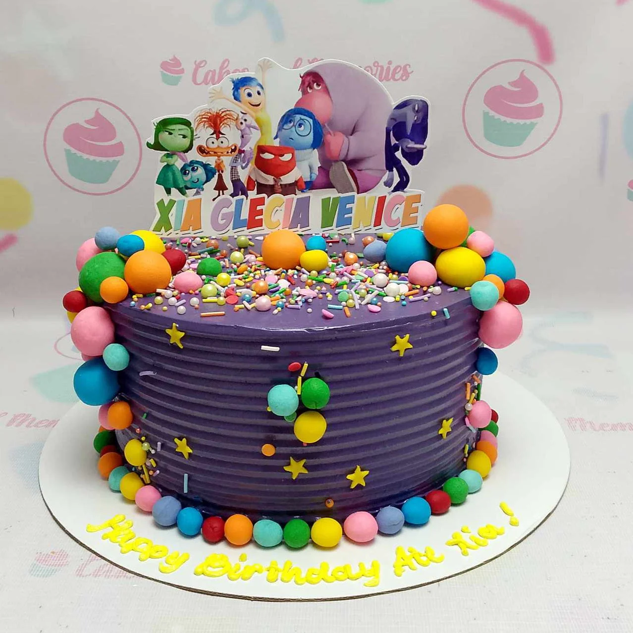 Inside Out 2 Cake