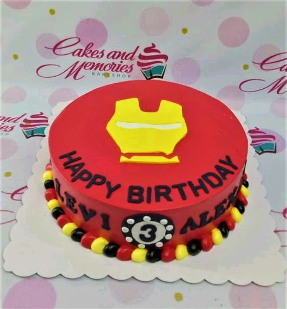 Iron Man Chess Cake Design