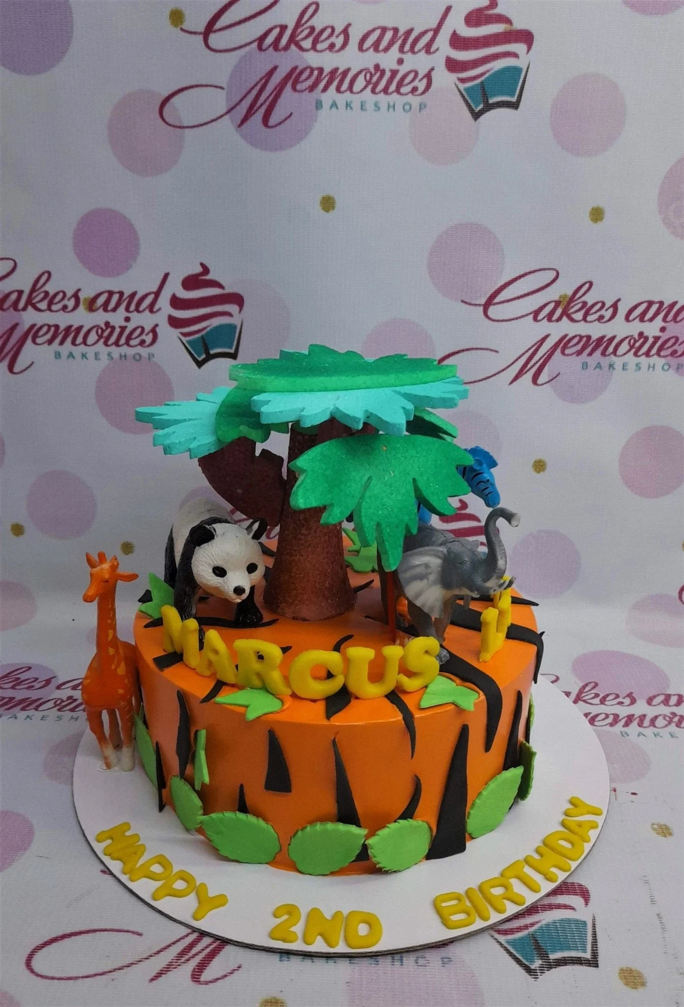 Jungle Safari Foodpanda Cake Design
