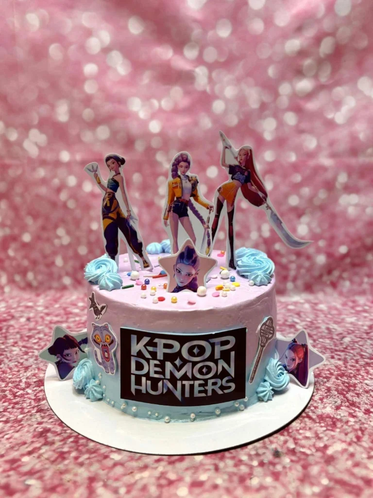 K-pop Demon Hunters Pop-it Cake Design
