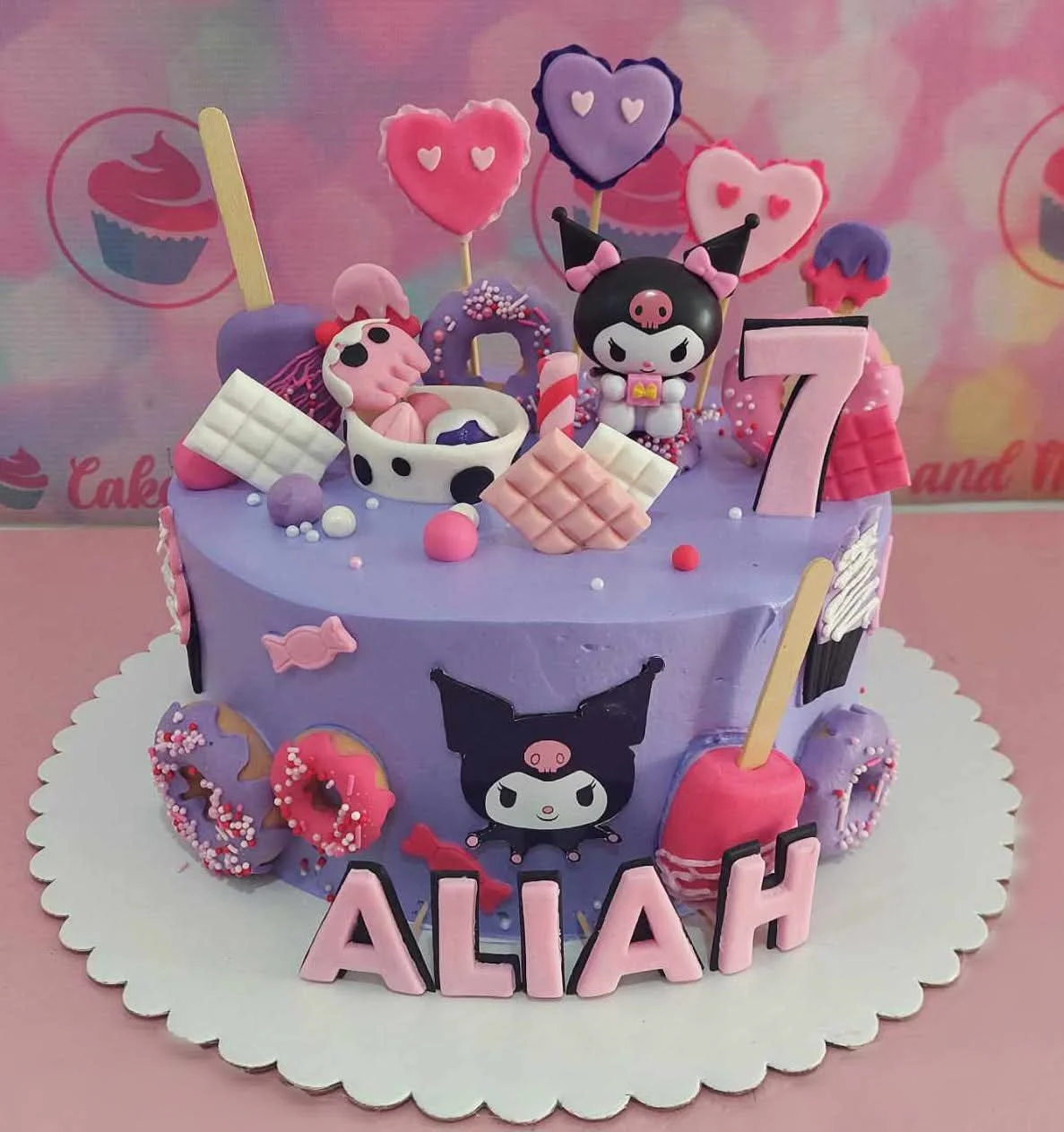 Kuromi Cake