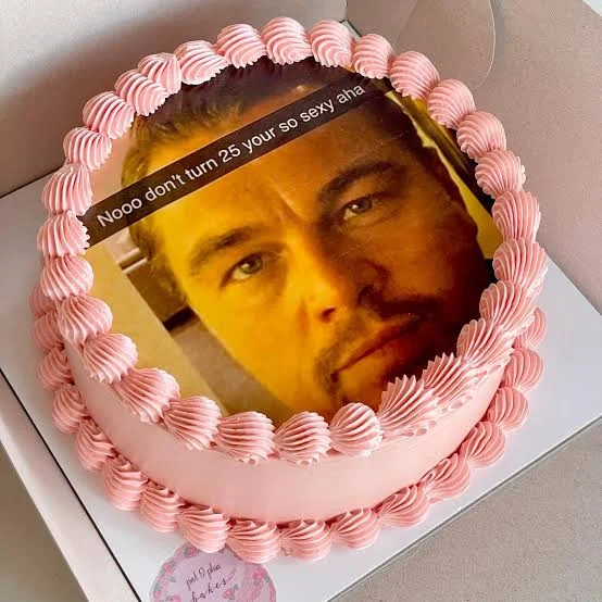 Leonardo Dicaprio Meme Cake