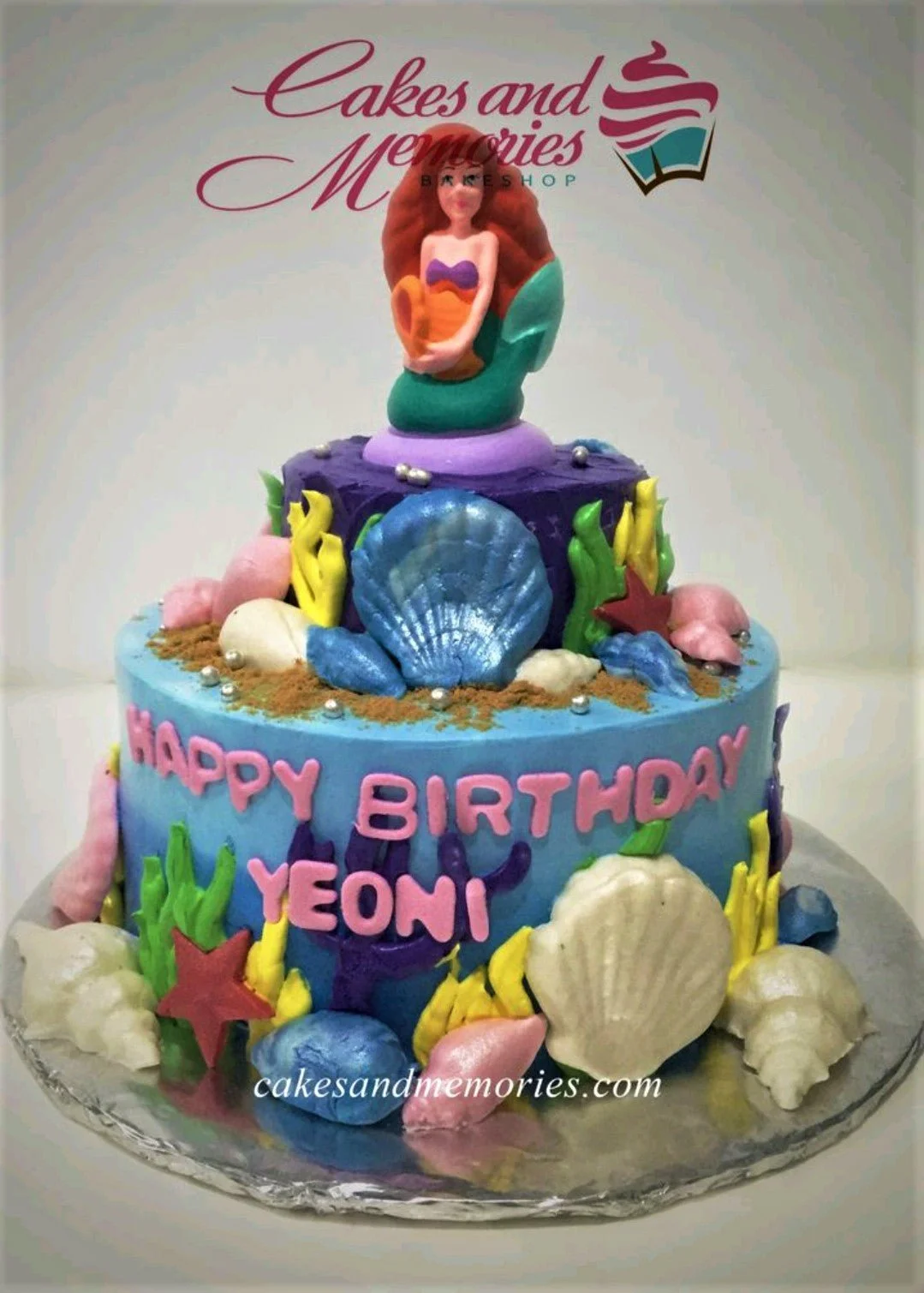 Little Mermaid Under The Sea Cake Design Little Mermaid Under The Sea Cake Design