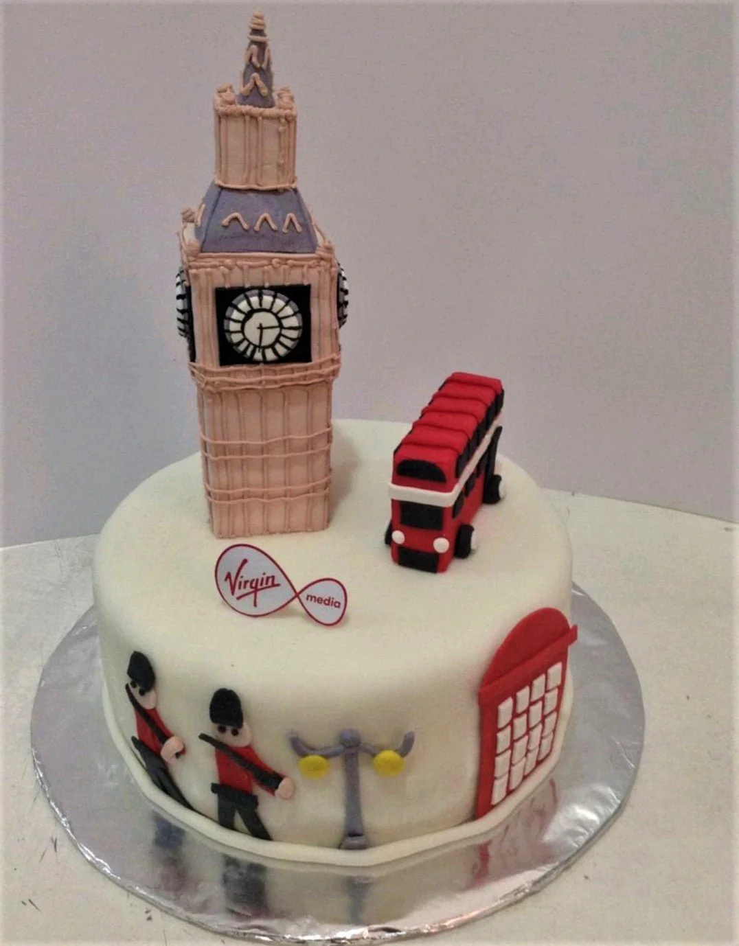 London Virgin Media Uniform Cake Design