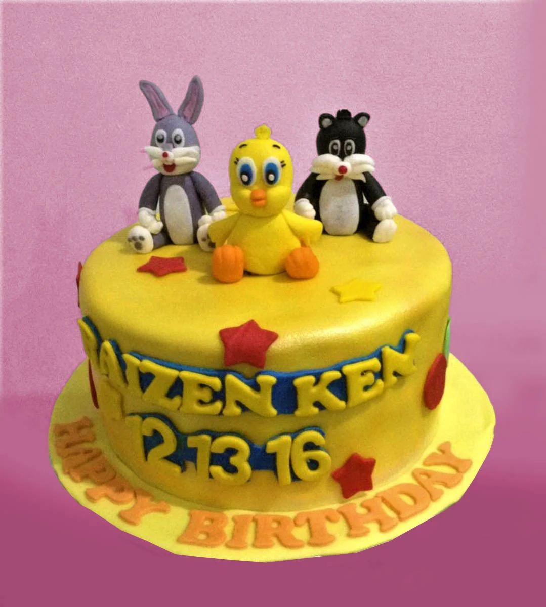 Looney Tunes Twenty Cake Design