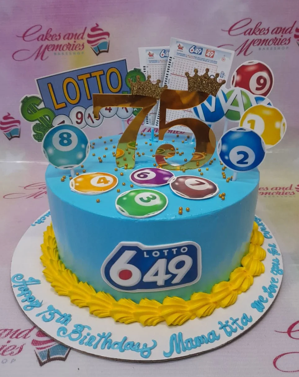 Lotto 649 Cake