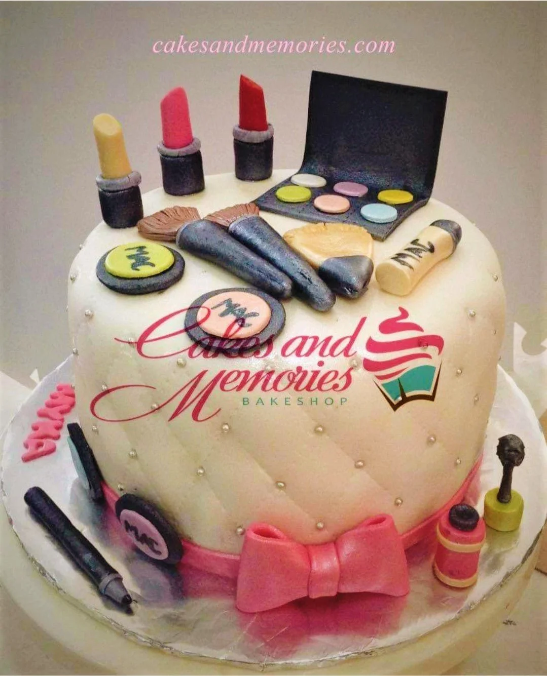 Makeup Theme Make Up Cake Design