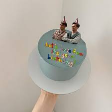 Man Birthday Cards Cake Design