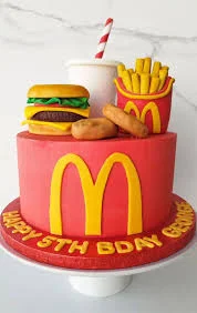 Mcdonald's Mcdonalds Cake Design