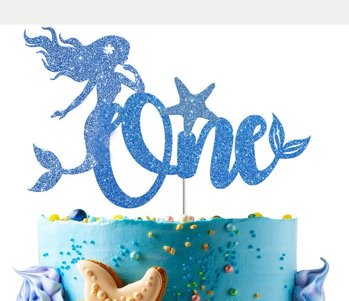 Mermaid First Birthday Cake