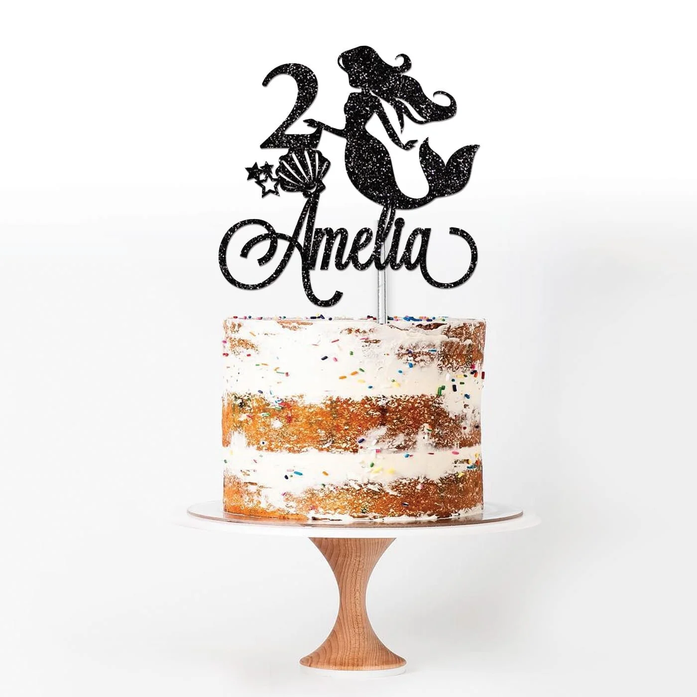 Mermaid Naked Cake