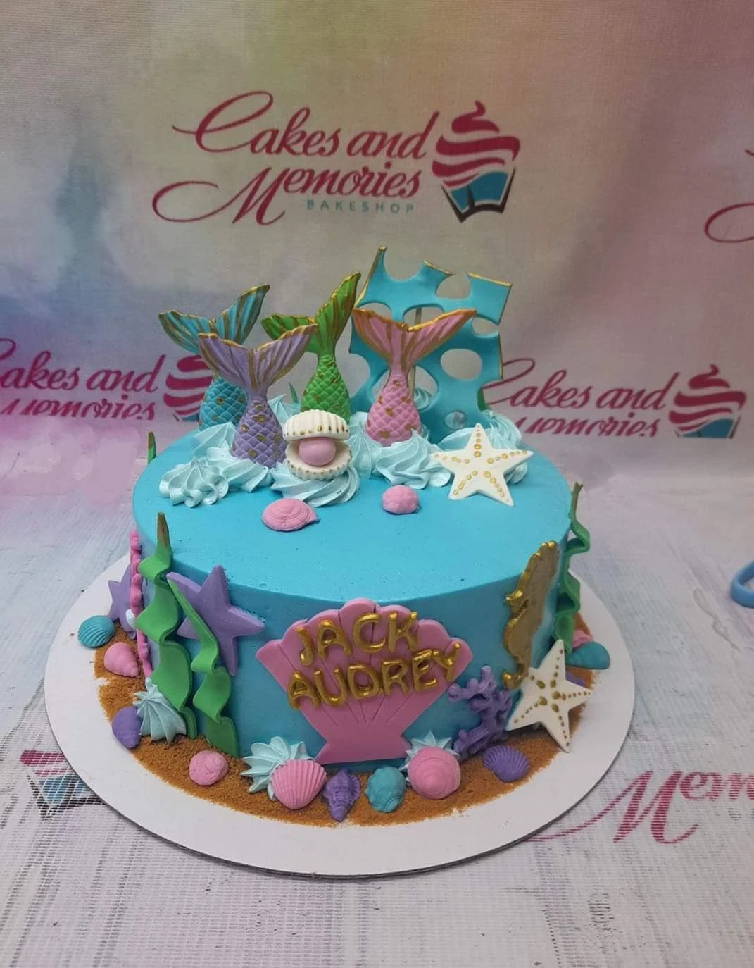 Mermaid Gacha Life Cake Design