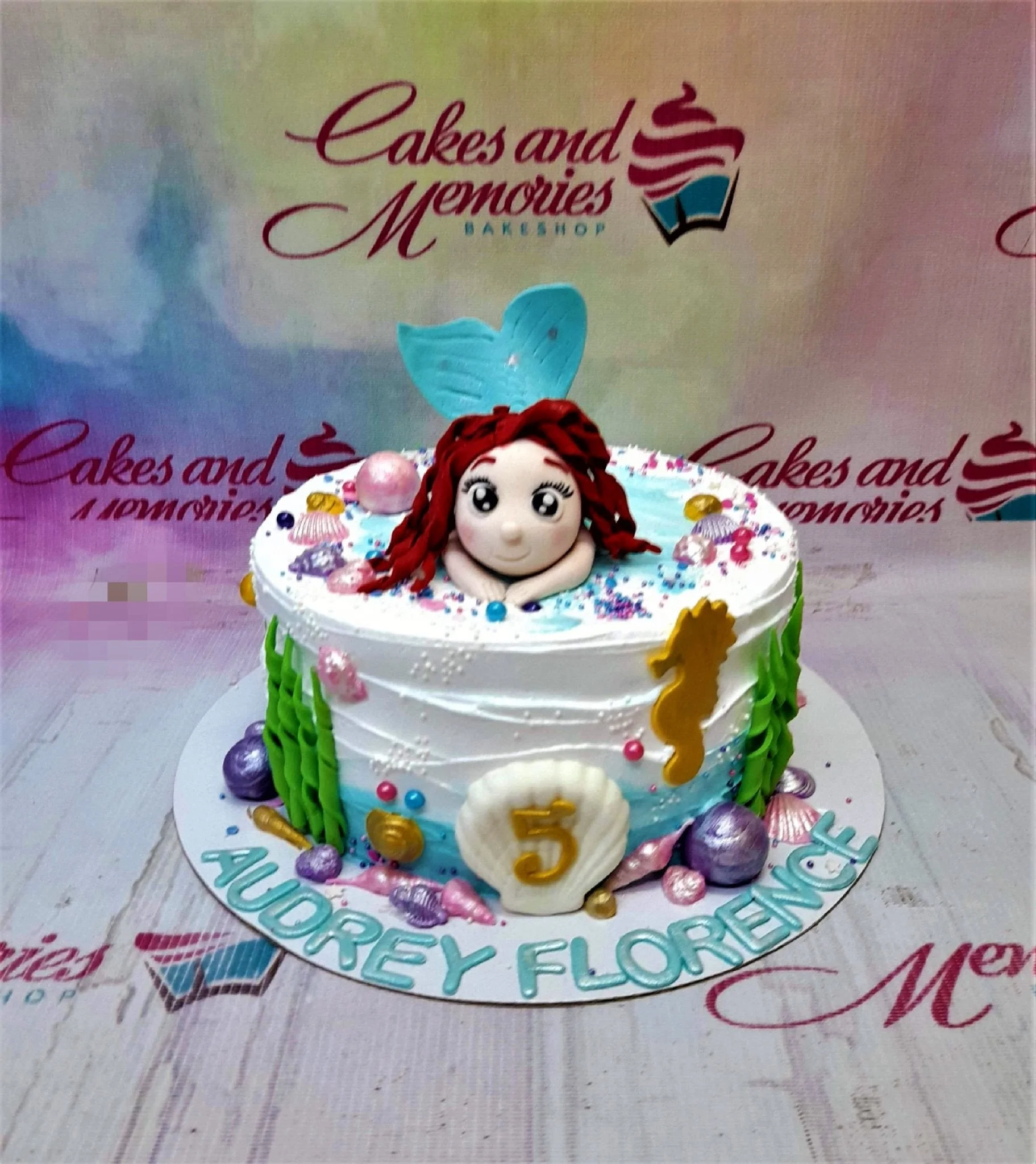 Mermaid Under The Sea Cake Design
