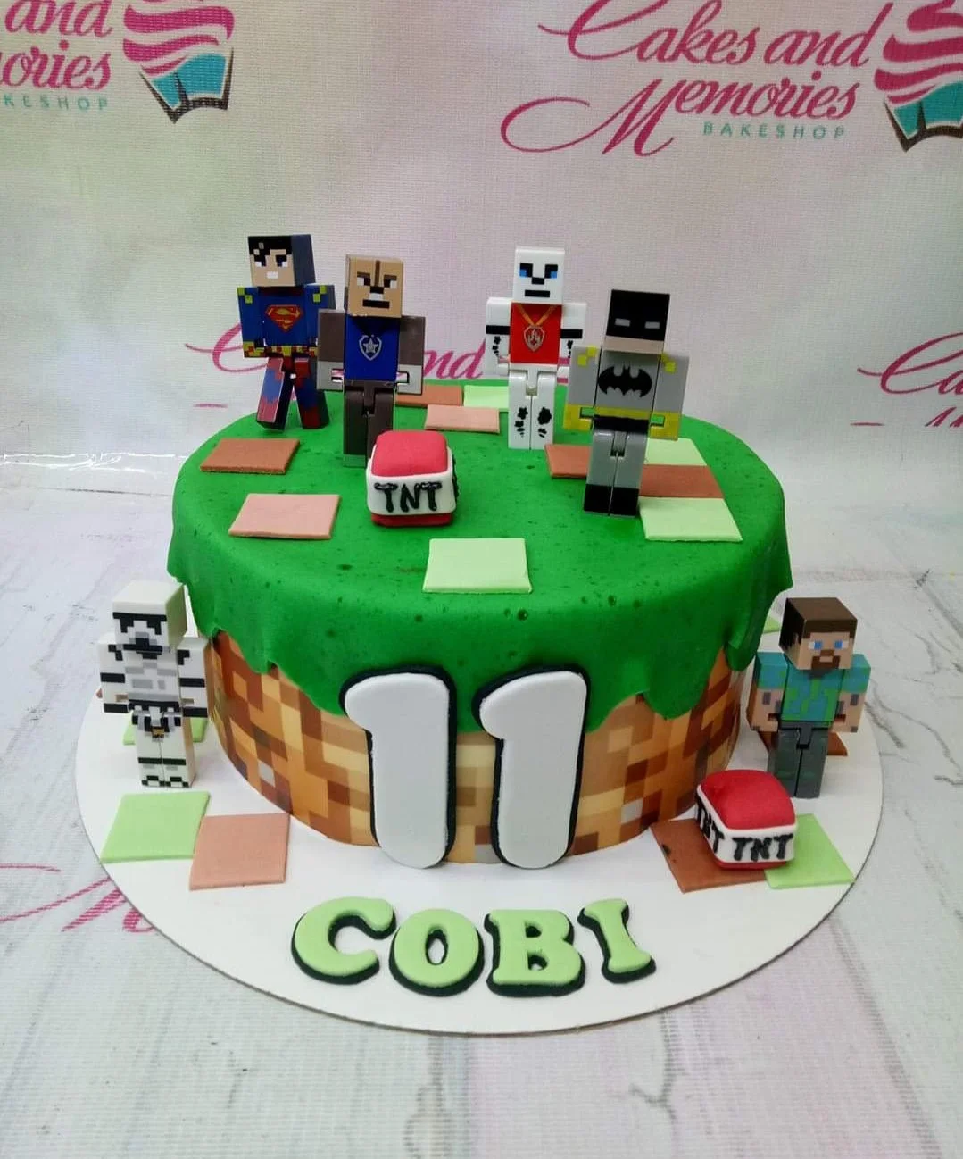 Minecraft Others Cake Design