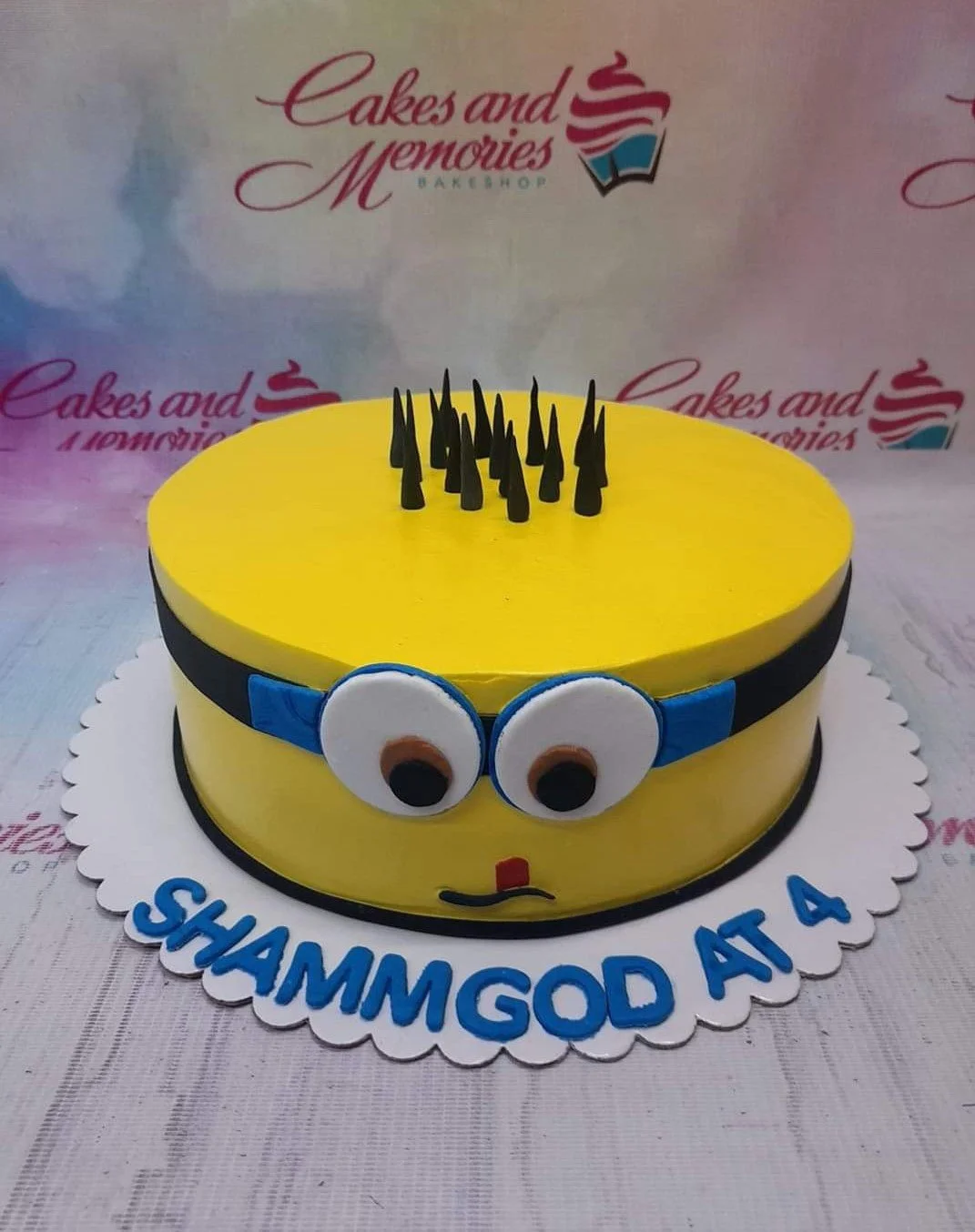 Minion Character Cake Design