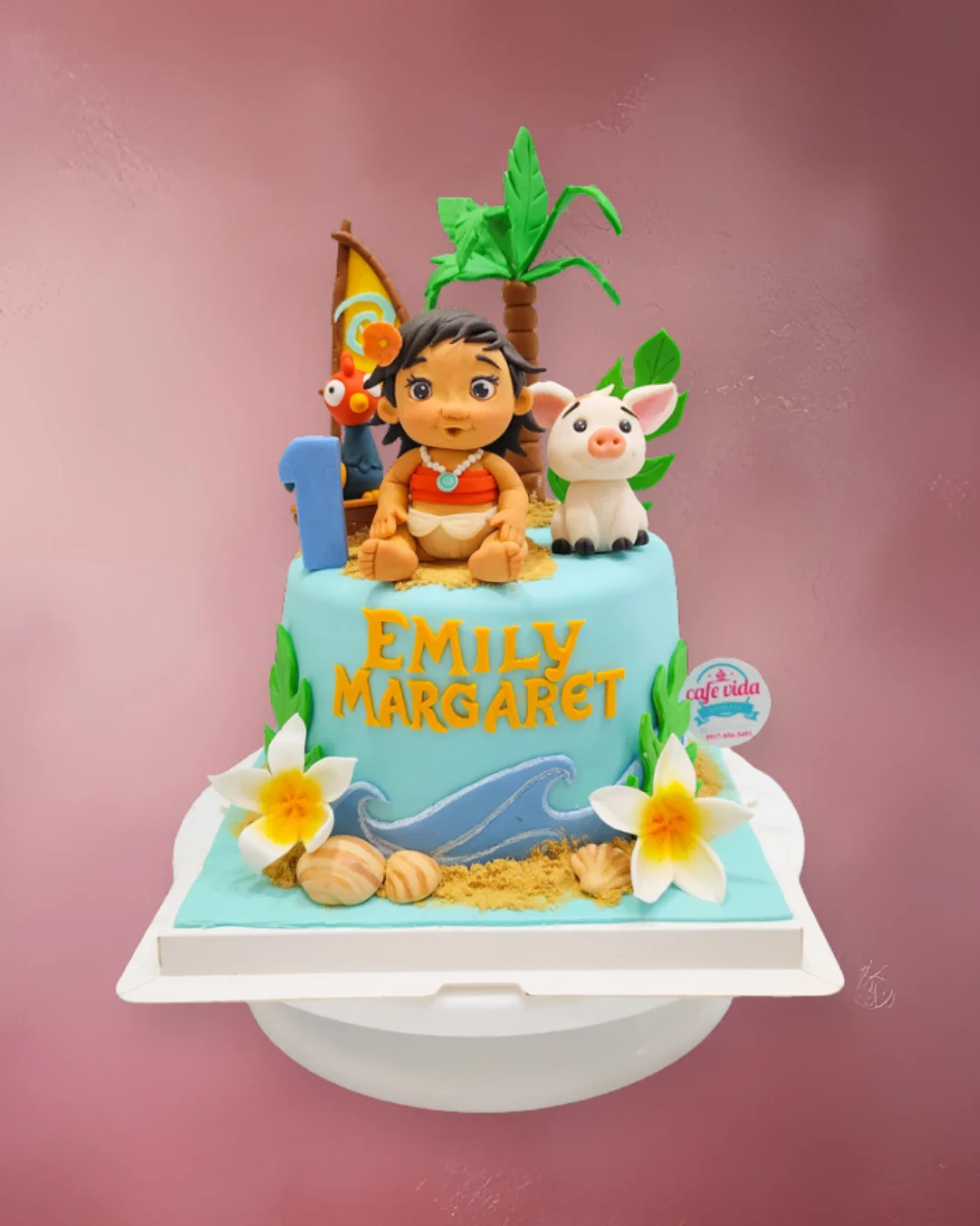 Moana Rooster Cake Design