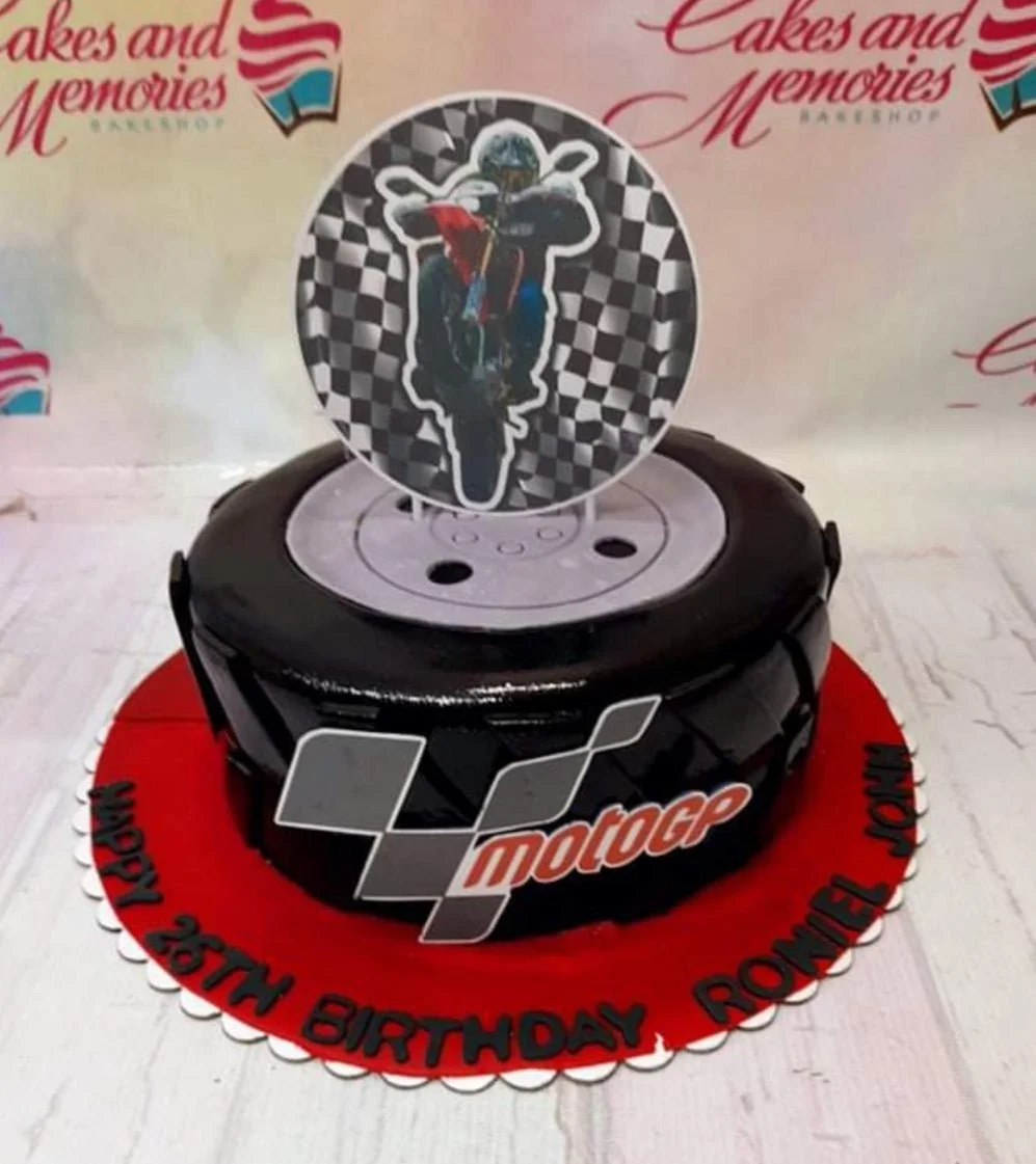 Motogp Motorcycle Cake Design