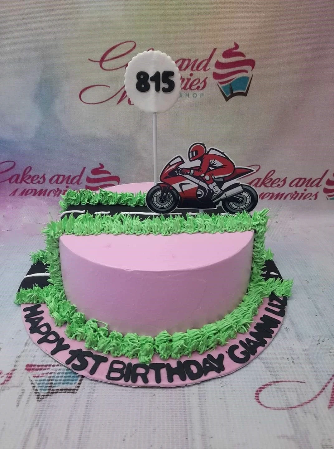 Motorcycle Cake