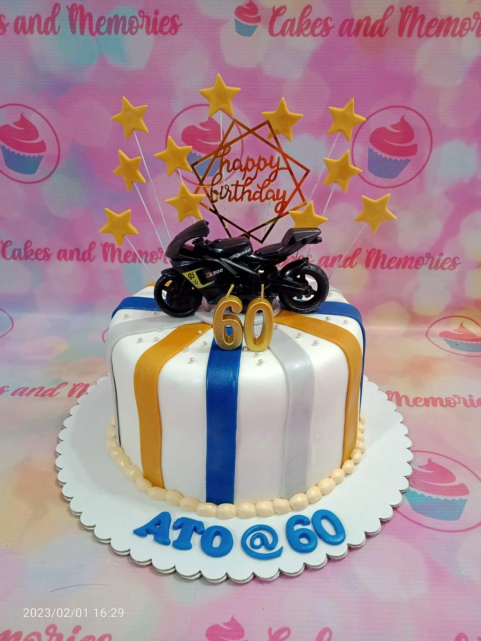 Motorcycle Cake