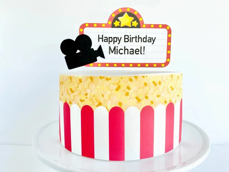 Movie Theater Popcorn Cake