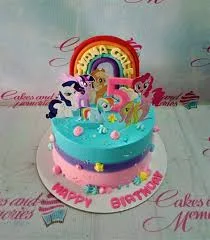 My Little Pony Tayo The Little Bus Cake Design