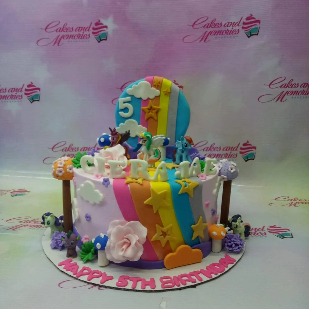 My Little Pony Tayo The Little Bus Cake Design