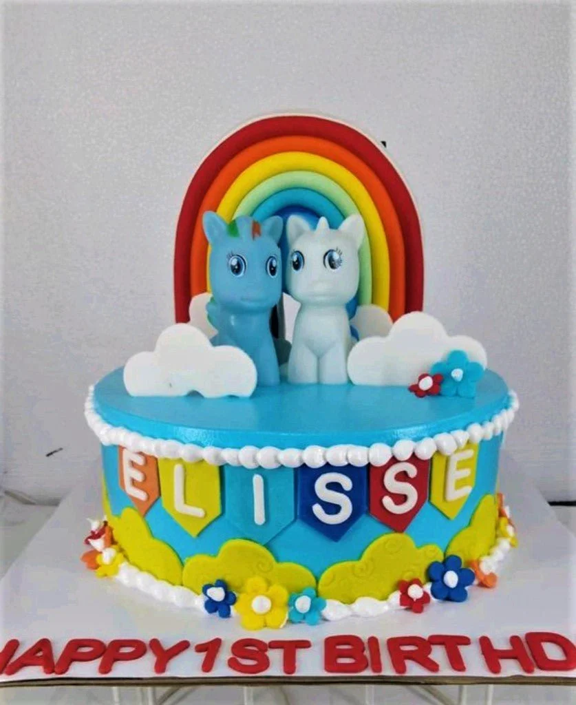 My Little Pony Rainbow Friends Cake Design