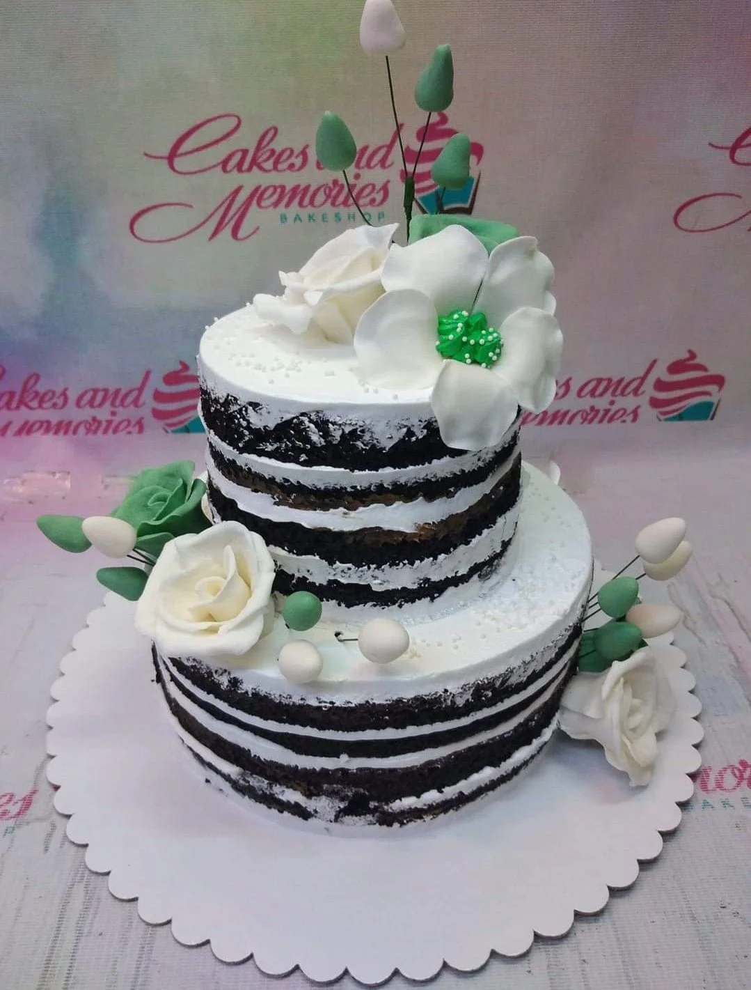 Naked Floral Cake