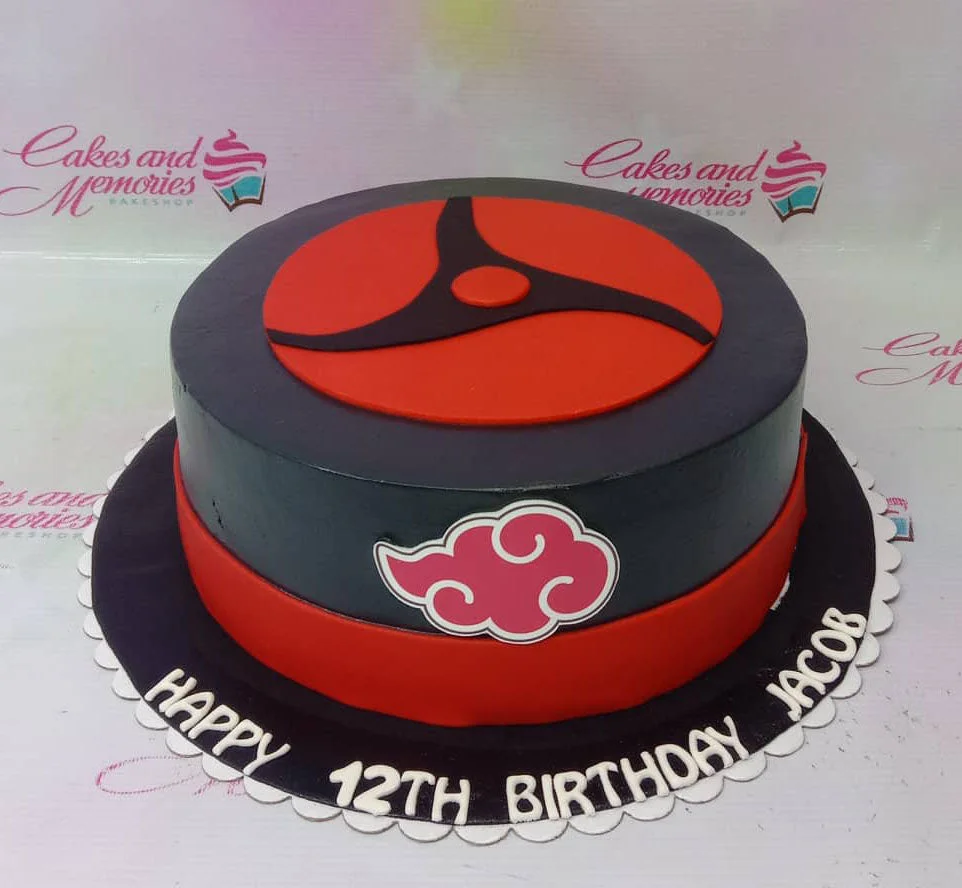 Naruto Akatsuki Cake