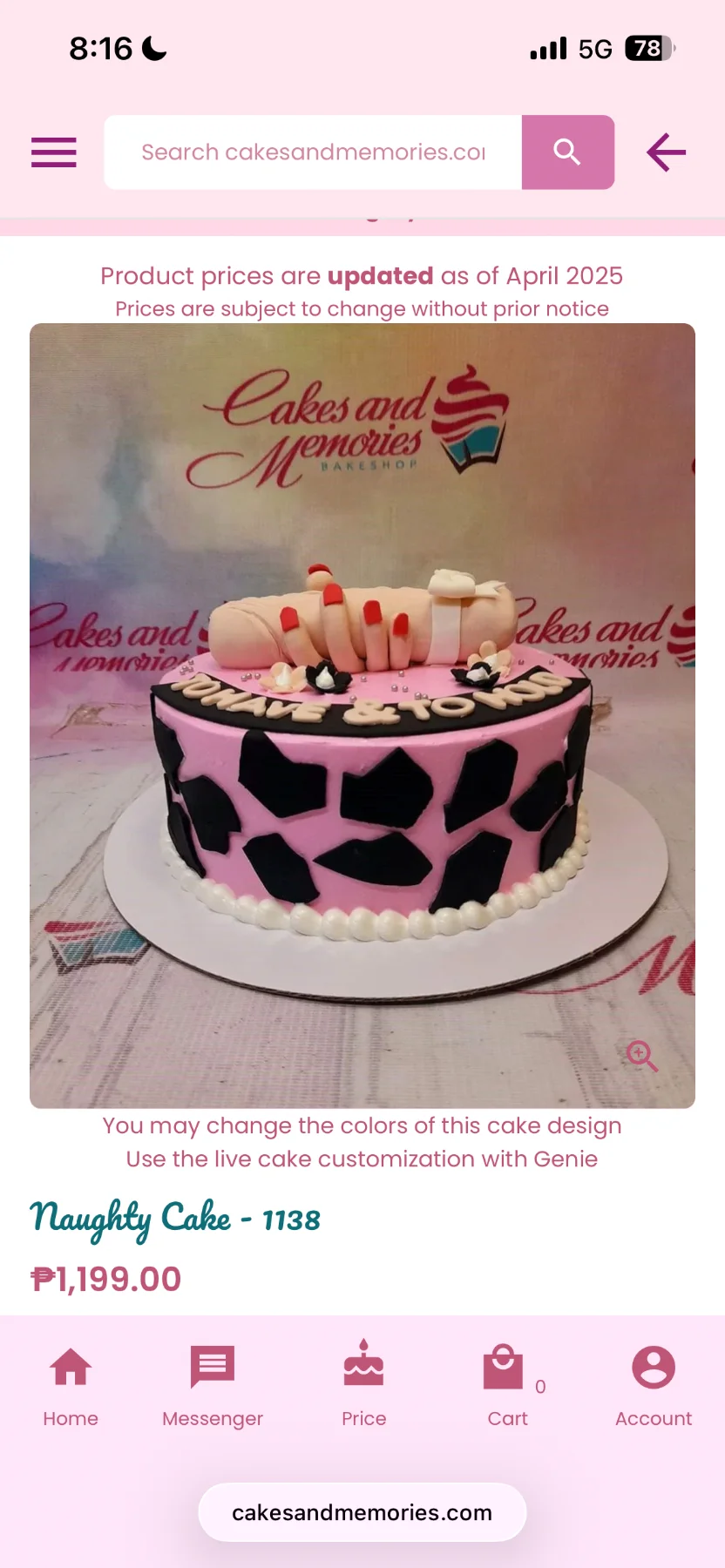Naughty Cake