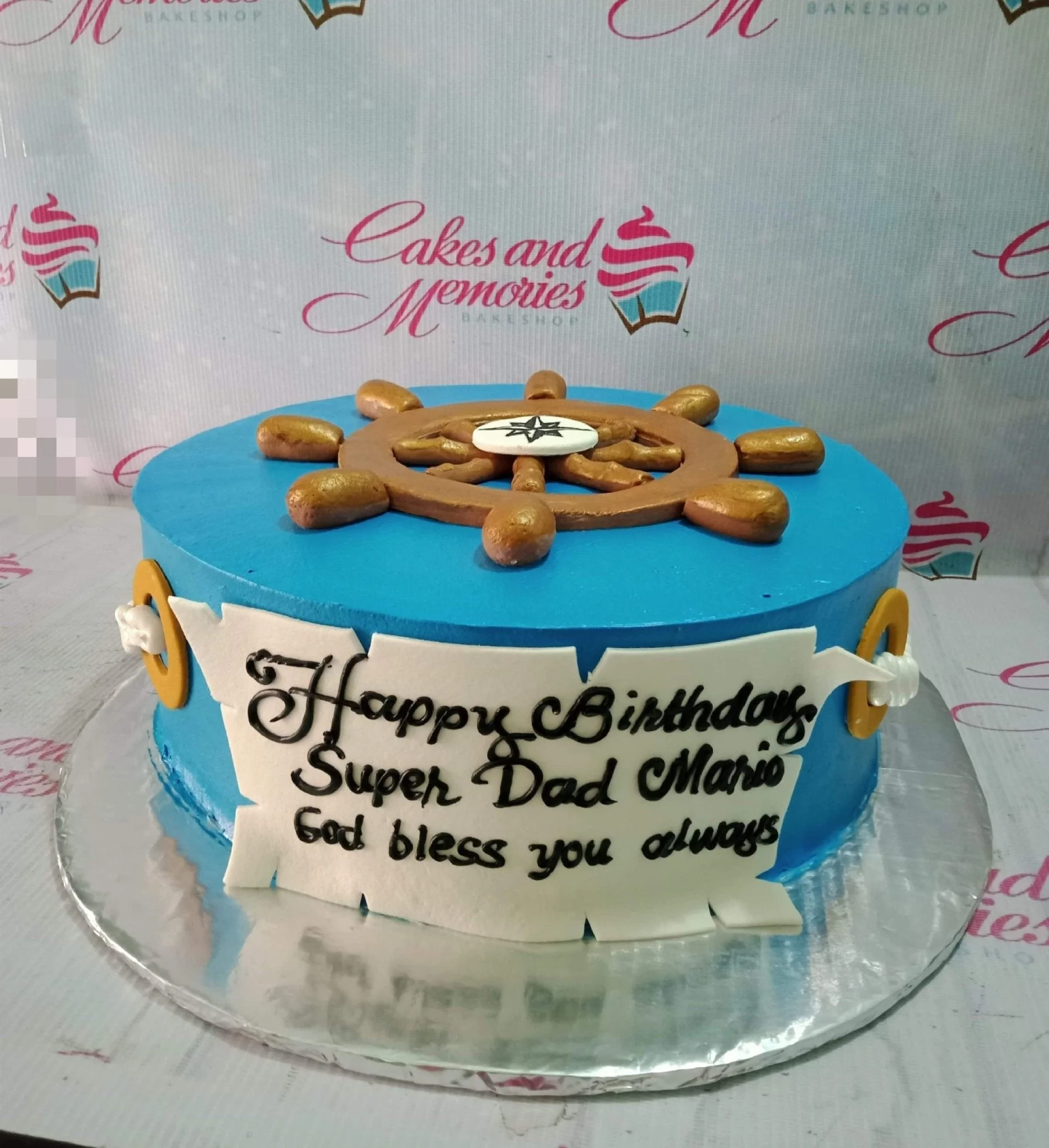 Nautical Dad Cake