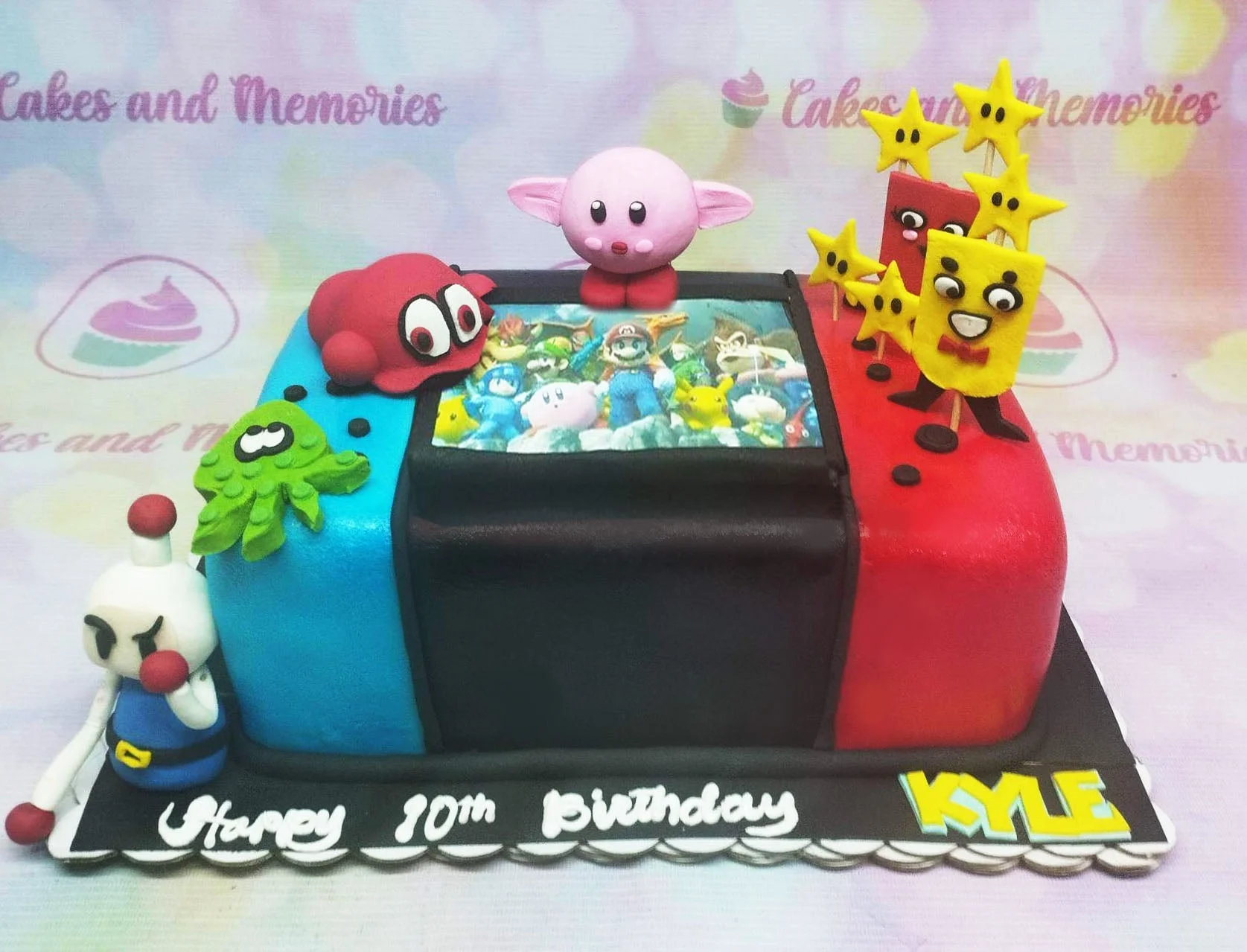 Nintendo Switch Video Game Cake Design
