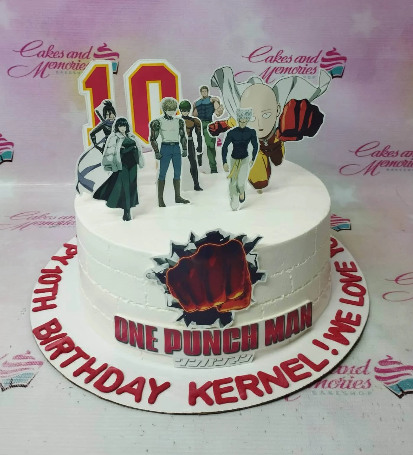 One Punch Man Cake