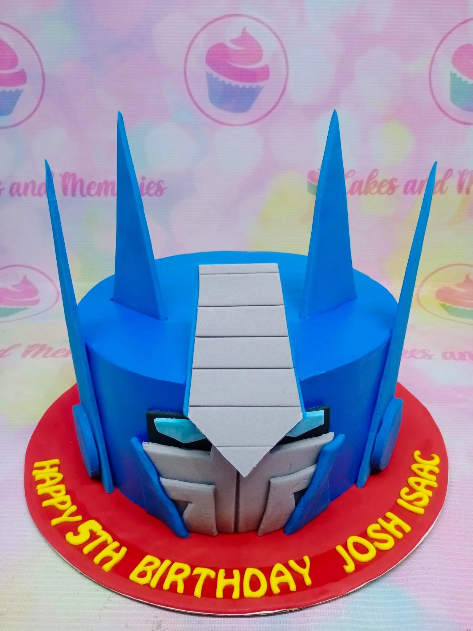 Optimus Prime Robots Cake Design