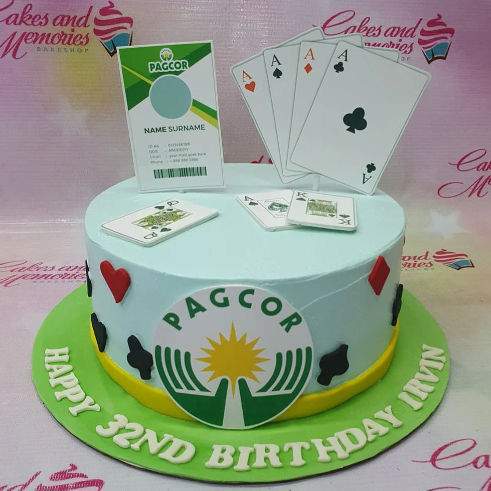 Pagcor Casino Suit Cake Design