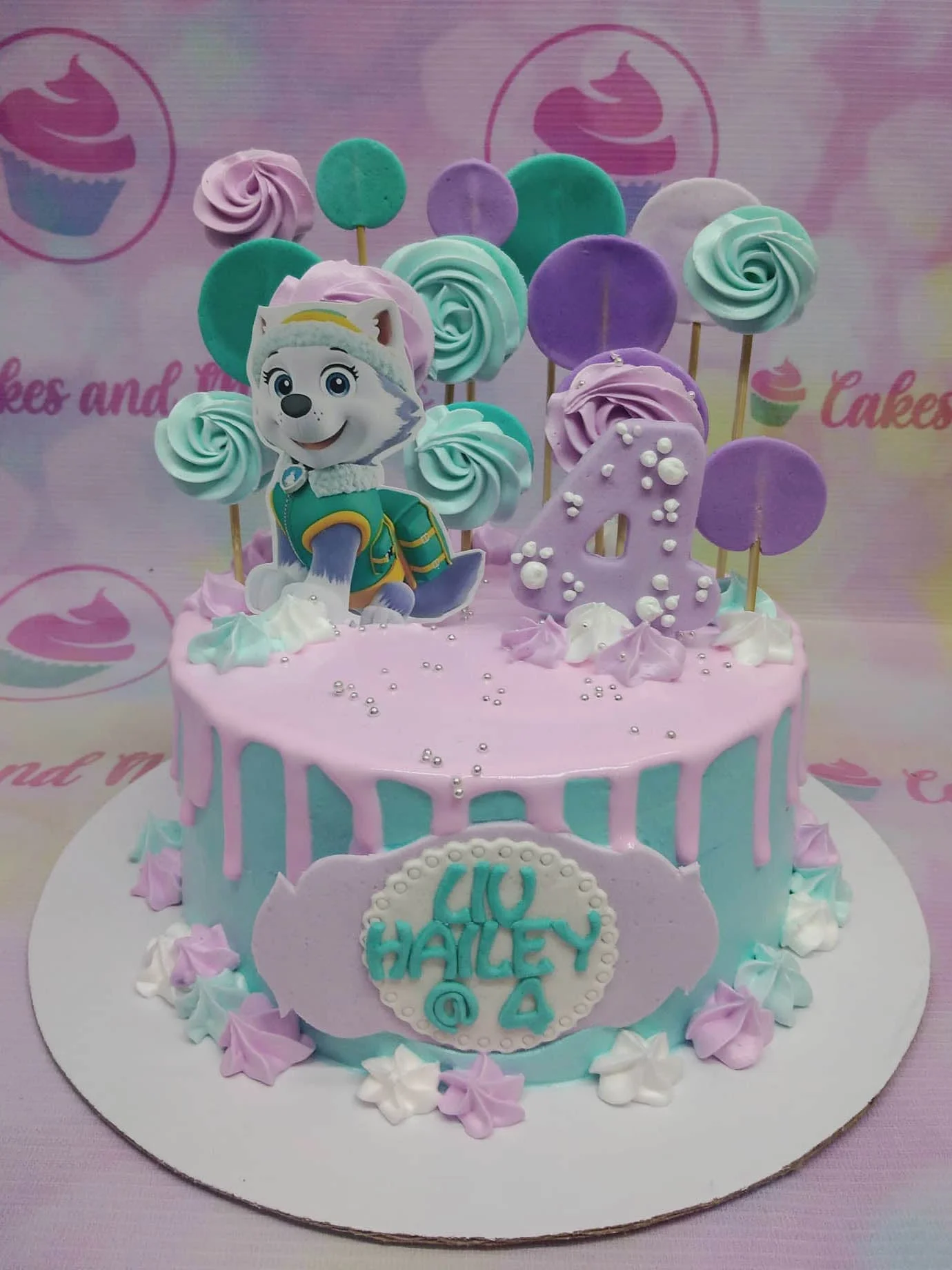 Paw Patrol Everest Merida Cake Design