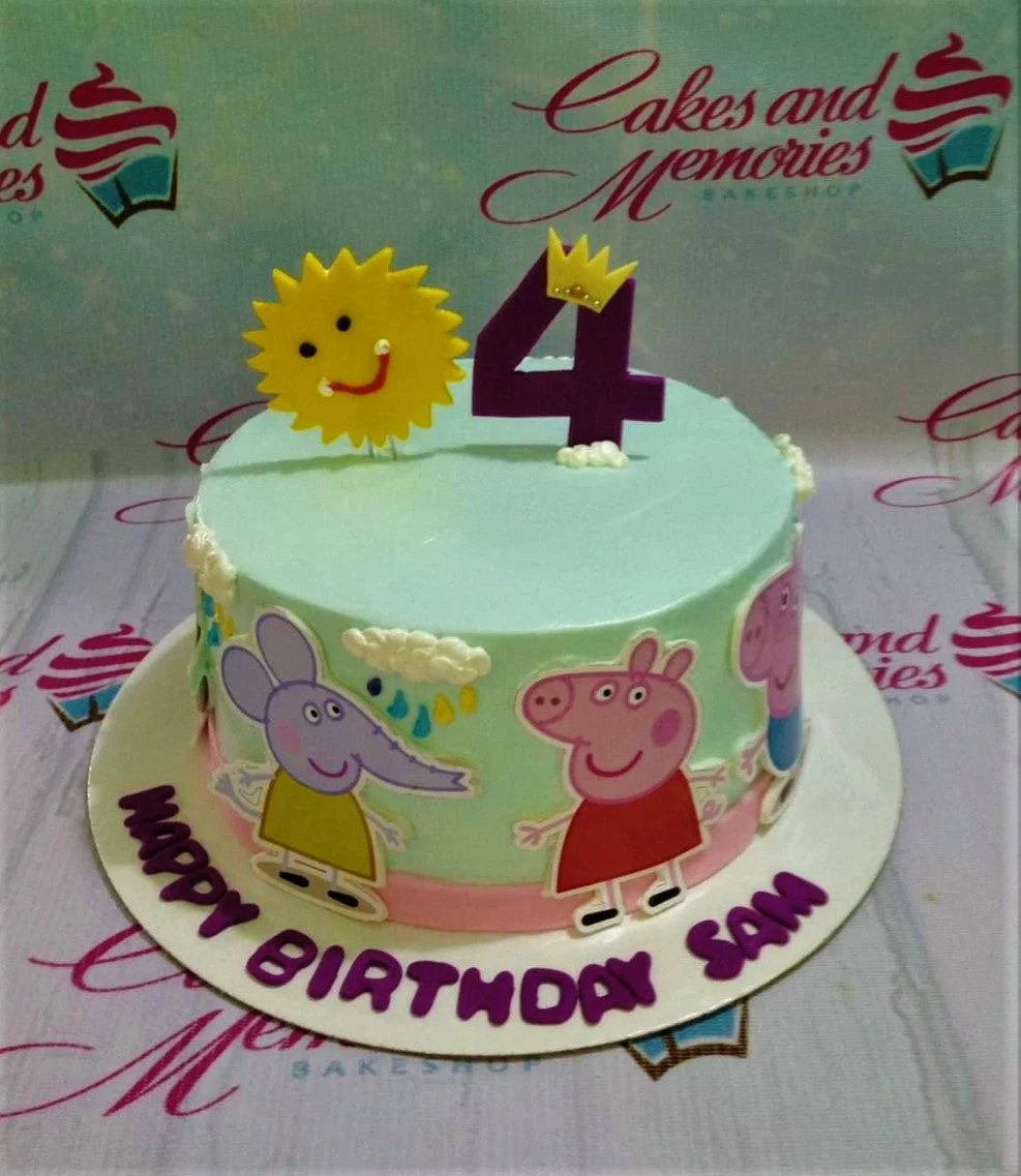 Peppa Pig Friends Cake Design