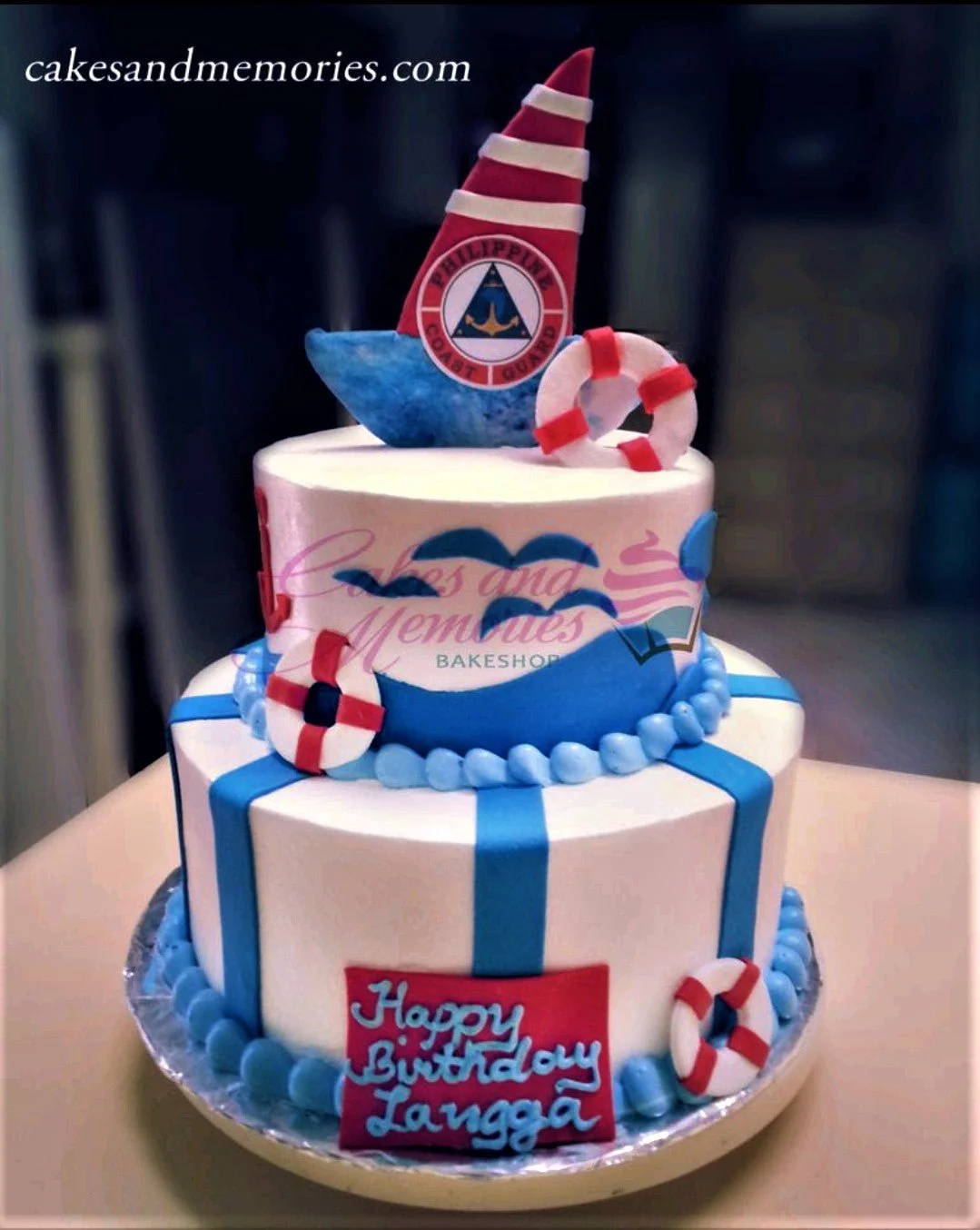 Philippine Coast Guard Blippi Cake Design