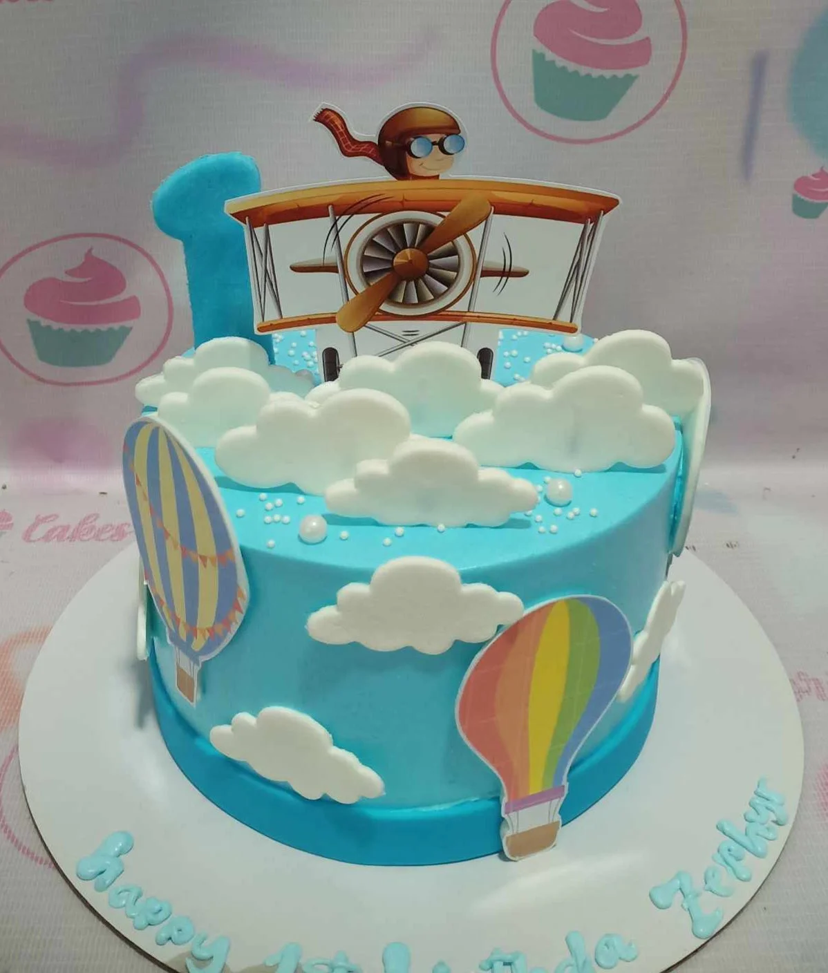 Pilot Birthday Pilot Uniform Cake Design