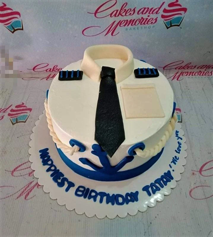 Pilot Uniform Cake