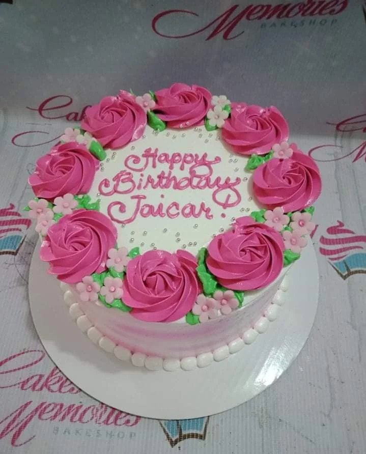 Pink Floral Pvz Cake Design