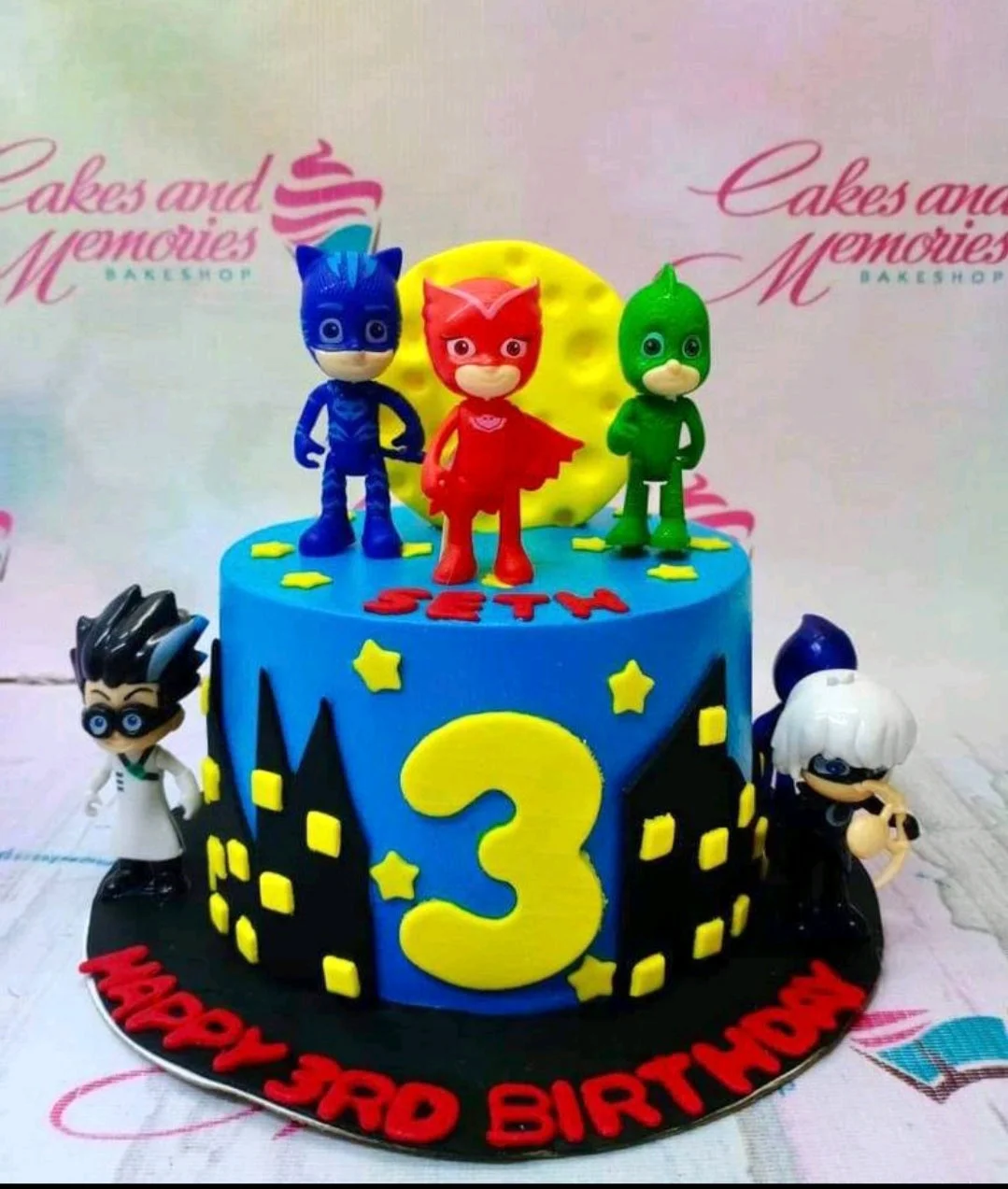 Pj Masks Cake