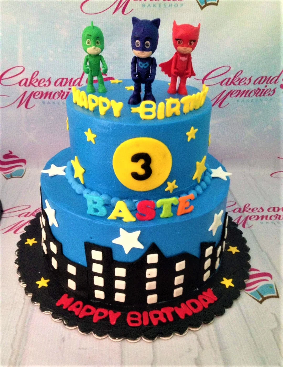 Pj Masks Cake